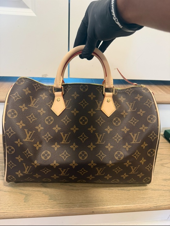 Louis Vuitton Handbags - Louis Vuitton Monogram Canvas Satchel with Vachetta Trim